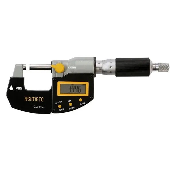 میکرومتر دیجیتال آسیمتو خارج سنج 100-75 ضد آب مدل 4-04-105 4-04-105