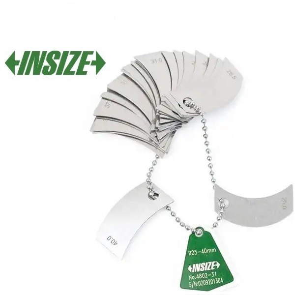 شابلون شعاع سنج ( R سنج )  اینسایز 40-25 mm - مدل 31-4802  4802-31