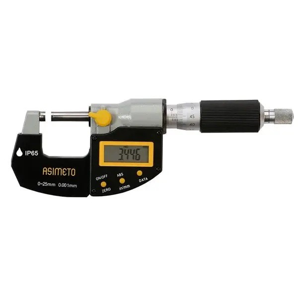 میکرومتر دیجیتال آسیمتو خارج سنج 25-0 میلی متر مدل 4-01-105 4-01-105