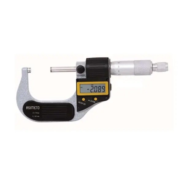 میکرومتر دیجیتال آسیمتو خارج سنج 50-25 میلی متر مدل 0-02-107  0-02-107