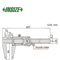 کولیس دیجیتال اینسایز 30 cm مدل 300-1196 1196-300