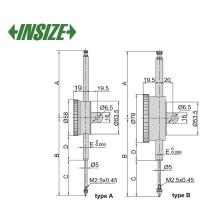 ساعت اندیکاتور اینسایز کورس 50 mm مدل 50-2309 2309-50