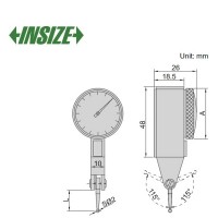 ساعت شیطانکی اینسایز کورس 0.8 mm مدل 08-2380 2380-08