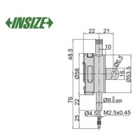 ساعت اندیکاتوردیجیتال  اینسایزکورس 12.7 mm مدل 101-2112 2112-101