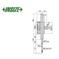 ساعت اندیکاتوردیجیتال  اینسایز کورس 25 mm مدل 251-2112 2112-251