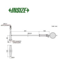 بور گیج داخل سنج اینسایز 800 - 400 mm مدل 800-2828 2828-800A