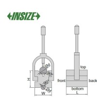 ست وی بلوک کلمپی اینسایز 30-5 mm مدل 11-6896 6896-11