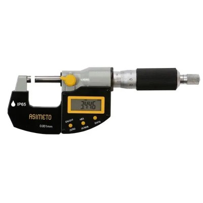 میکرومتر دیجیتال آسیمتو خارج سنج 100-75 ضد آب مدل 4-04-105