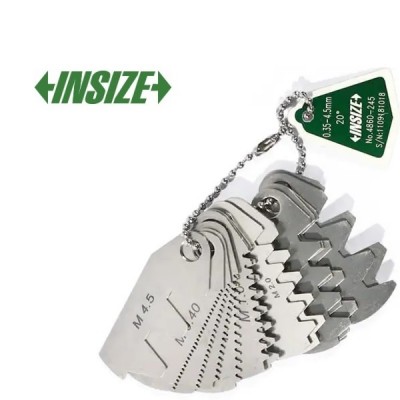 شابلون دنده ای ذوزنقه ای 20 درجه اینسایز4.5-0.35 mm مدل 245-4860 