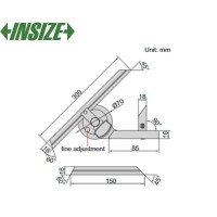 زاویه سنج یونیورسال اینسایز ذره بین دار  مدل 360-2372 2372-360